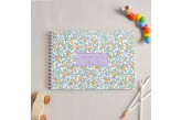 Caderno de Desenho Infantil Flor Liberty