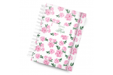 Caderno Personalizado Peonias