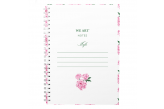 Caderno Personalizado Peonias
