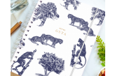 Caderno Personalizado Toile de Jouy