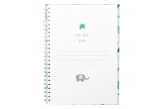 Caderno Infantil Personalizado Animais Verde
