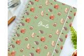 Caderno Infantil Personalizado Bosque Verde