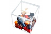 Caixa Cubo Acrílico Cápsula Café 