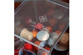 Caixa Cubo Acrílico Cápsula Café 