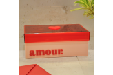Caixa de acrílico personalizada Sweet Memories Amour