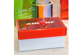 Caixa de acrílico personalizada Sweet Memories Amour