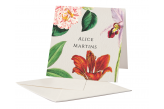 Cartão Social Estampado Floral