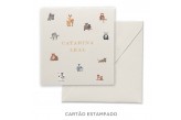 Kit Papelaria Infantil Família Animais