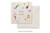 Kit Papelaria Infantil Sereia 