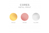 Kit Papelaria Moderno Impressão Metal Gold