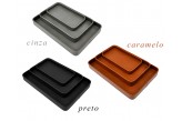 Trio Bandeja Couro Pai Personalizado