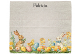 Jogo Americano Personalizado Páscoa Floral