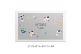 Kit Etiqueta Escolar Astronauta