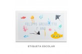 Kit Etiqueta Escolar Mar