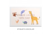 Kit Etiqueta Escolar Zoo