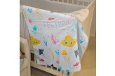 Manta Infantil Estampa Mar