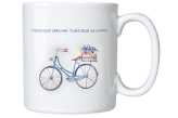 Caneca Frase Bicicleta