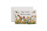 Cartão Estampado Páscoa Floral Personalizado