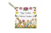 Tag Presente de Páscoa Floral