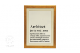Quadro Personalizado Significado Architect