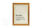 Quadro Personalizado Significado Biologist