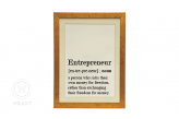 Quadro Personalizado Significado Entrepreneur