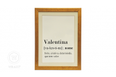 Quadro Significado Nome Valentina