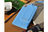 Porta Passaporte & Tag de Mala Azul Claro