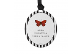 Tag Nome Personalizada Papillon 