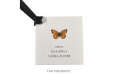 Adesivo para Presente Personalizado Papillon