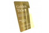Vale Compras Golden Ticket Personalizado