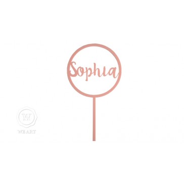 Topper De Bolo Personalizado Nome Circulo Loja Online De Produtos Personalizados Topo de bolo personalizado para imprimir no mercado livre brasil. topper de bolo personalizado nome